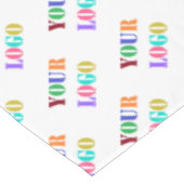 Logo de l'entreprise personnalisée ou nappe photo  (Angle)