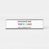 Logo de l'entreprise personnalisée Plaque de nom d (Devant)