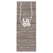 Logo de l'entreprise personnalisée Sac à vin en bo (Dos)