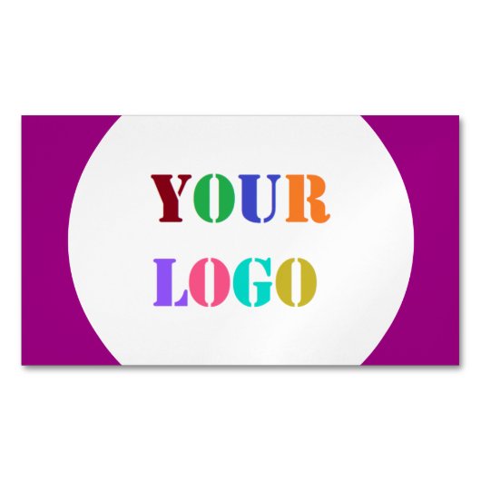 Logo de l'entreprise personnalisée Votre aimant Ca (devant)