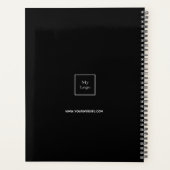 Logo de l'entreprise photo équipe noir blanc (Dos)