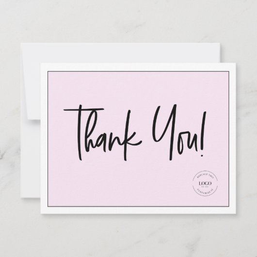 Logo de l'entreprise Simple Black Pink Merci socia (Devant)