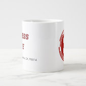 Logo de l'entreprise sur mesure JUMBO Mugs (Devant)