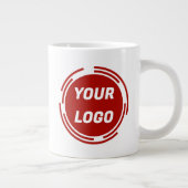 Logo de l'entreprise sur mesure JUMBO Mugs (Droite)