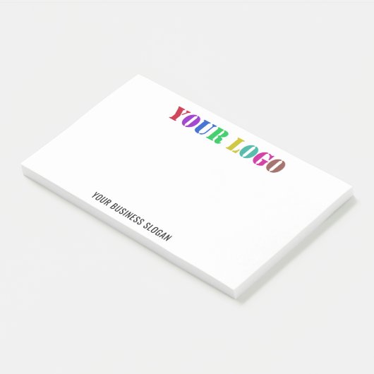Logo de l'entreprise Texte Business Post-it® Notes (Incliné)