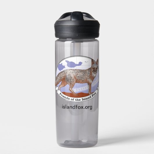 Logo de l'île Fox CamelBak® Bouteille d'eau 20 oz (Extérieur)