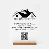 Logo de l'immeuble Open House Code QR personnalisé (Recto)