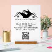 Logo de l'immeuble Open House Code QR personnalisé (Mariage)