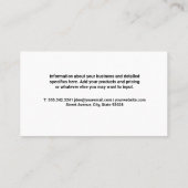 Logo de l'immobilier | Propriétés Carte de visite (Dos)