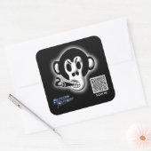 Logo de l'usine Bastard Stickers QR Code (Enveloppe)