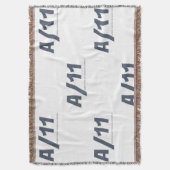 Logo de luxe Aura11 Couverture tissée (devant Vertical)