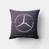 Logo De Luxe Inspiré Mercedes Lance Oreiller (Verso)