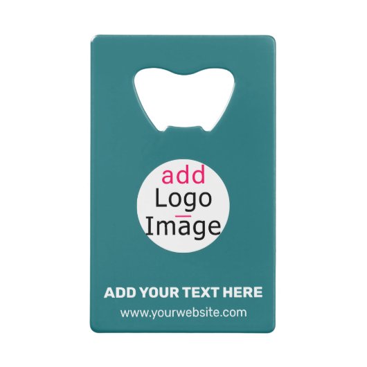 Logo de marque moderne sur mesure Deep Sea Green (Devant)