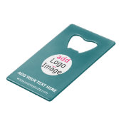 Logo de marque moderne sur mesure Deep Sea Green (Devant Angle)