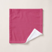 Logo de marque Monogramme moderne Stylish Hot Pink (Gant de toilette)
