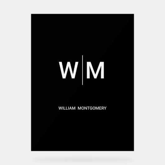 Logo de marque noire | Entreprise (Recto)