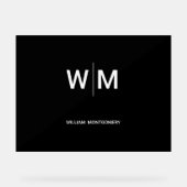 Logo de marque noire | Entreprise (Recto)