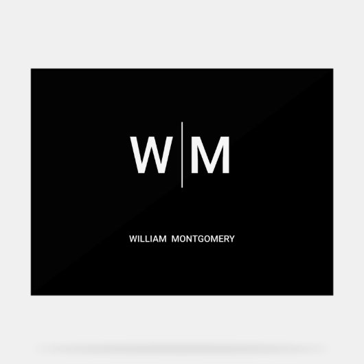 Logo de marque noire | Entreprise (Recto)