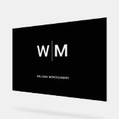 Logo de marque noire | Entreprise (Angle)