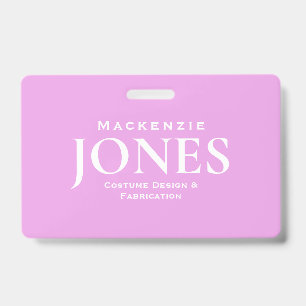 Logo de Marque Personnelle Moderne Badge Employé R