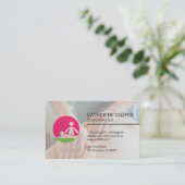 Logo de massage | Carte de visite de session chiro (Debout devant)