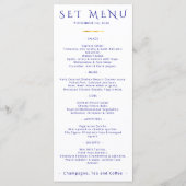 Logo de menu d'événement élégant pour mariage d'en (Dos)