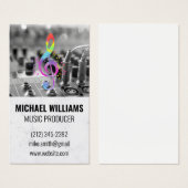 Logo de musique | Mélangeur de carte son | Tech (Devant & derrière)