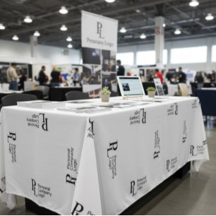 Logo de nappes sur mesure Business for Trade Show