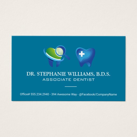 Logo de nettoyage des dents (Devant)