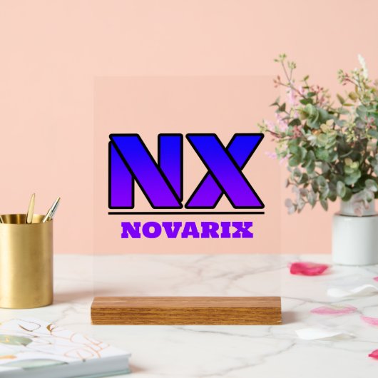 Logo de Novarix Acrylique (Mariage)