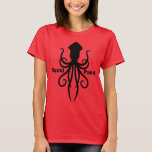 Logo de peinture de calmar T-shirt