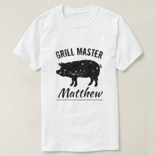 Logo de porc Vintage T-shirt BQ pour les maîtres