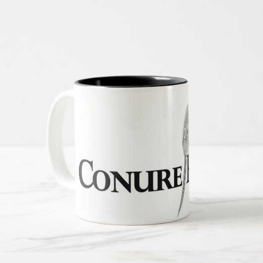 Logo de presse de Conure - tasse (Devant gauche)