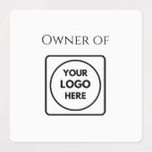 Logo de propriété d'entreprise | Étiquette d'actif (Design 2)