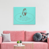 Logo de protection des animaux - Toile enveloppée (Insitu(Salon))