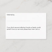 Logo de rendez-vous des dentistes Cartes de visite (Dos)