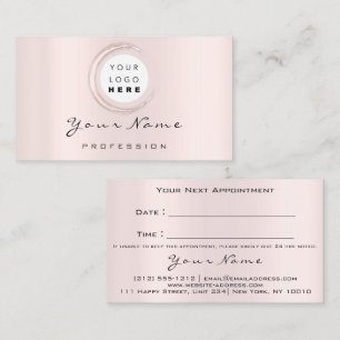 Logo de rendez-vous rose Rose pour les peaux de ma