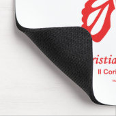 Logo de rouge de tapis de souris "de papillon (Coin)