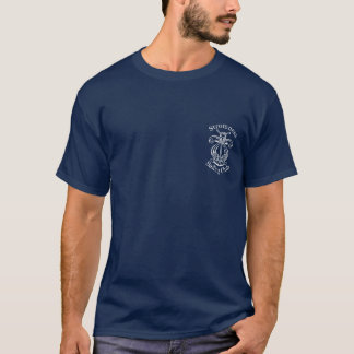Logo de Sc de Stromness sur le T-shirt de marine