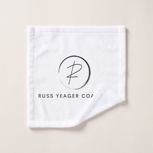 Logo de signature de coaching Russ Yeager (Gant de toilette)