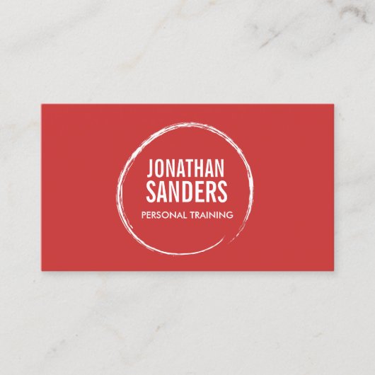 LOGO DE SKETCH DU FORMATEUR PERSONNEL sur Carte de (Devant)