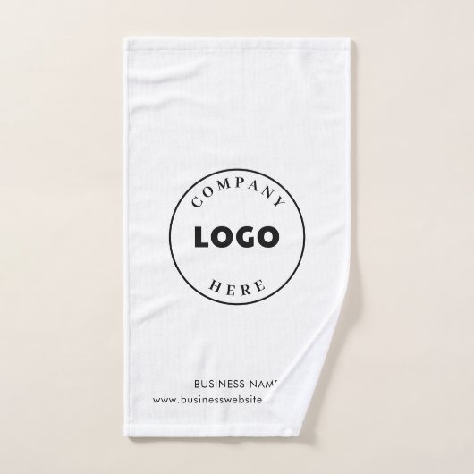 Logo de société moderne personnalisé (Serviette à main)