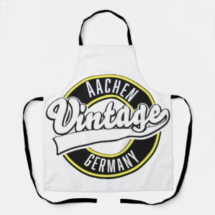 Logo de style vintage de Dortmund, tablier