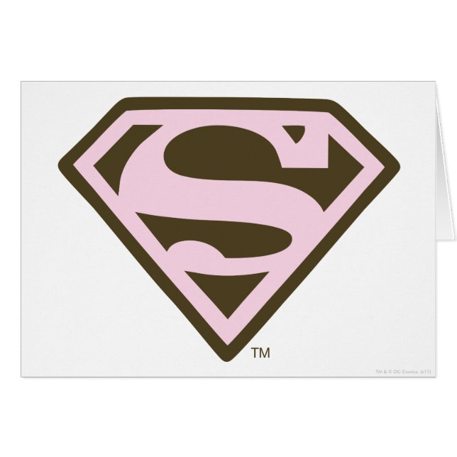 Logo de Supergirl Pink and Brown (Devant horizontal)