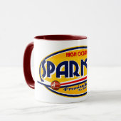 Logo de tasse de l'essence de la "étincelle" (Devant gauche)