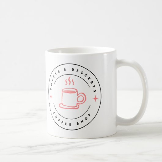 Logo de tasse sucré et dessert (Droite)