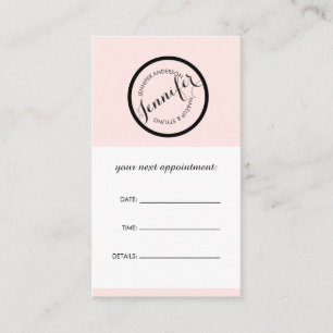 Logo de timbre circulaire vintage Rendez-vous rose