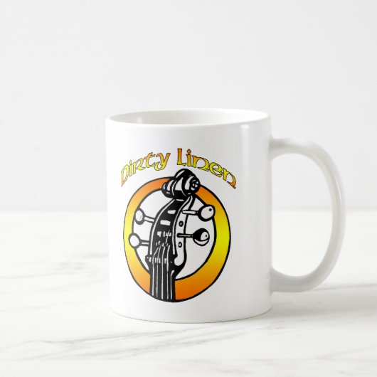 Logo de toile sale de tasse orange et jaune (Droite)
