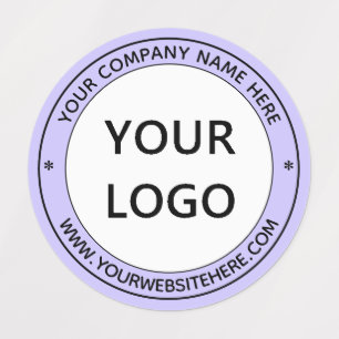 Logo de votre entreprise et Étiquettes arrondis de