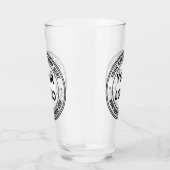 Logo de votre entreprise et Modèle de verre texte (Droite)